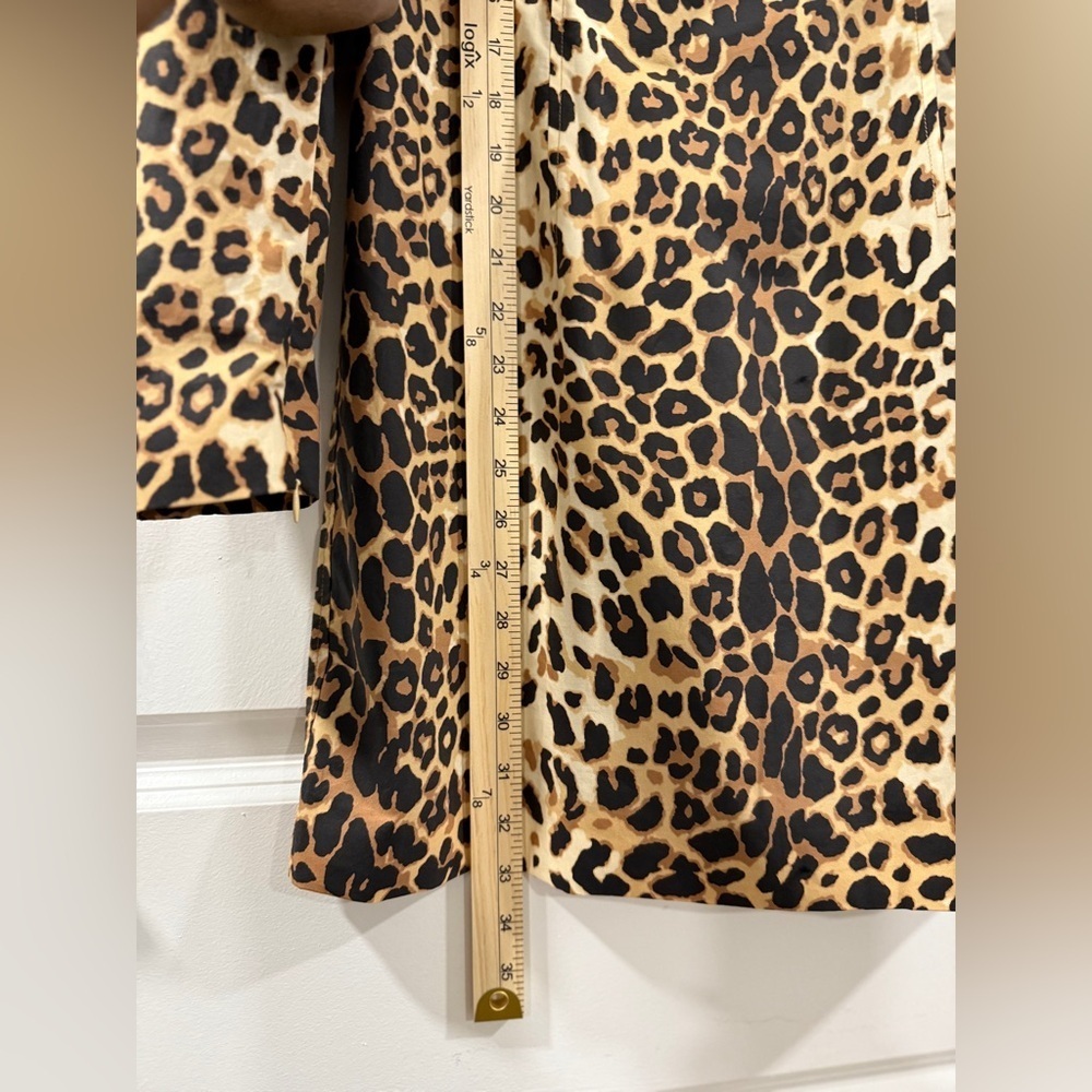 NWT Tuckernuck x India Hicks Leopard Domino Mini Dress S Puff Sleeve - Picture 12 of 15